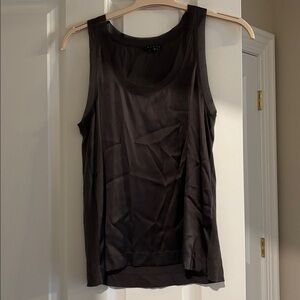 Grayish brown theory silky tank top